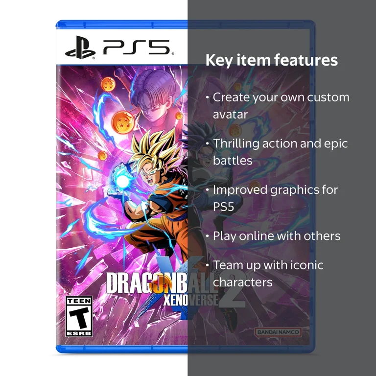 Bandai Namco, PS5 Game, Dragon Ball Xenoverse 2, Improved Graphics