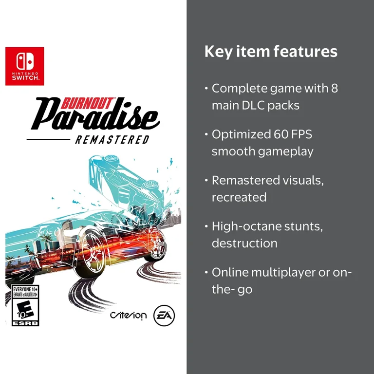 Burnout Paradise Remastered for Nintendo Switch - High-Octane