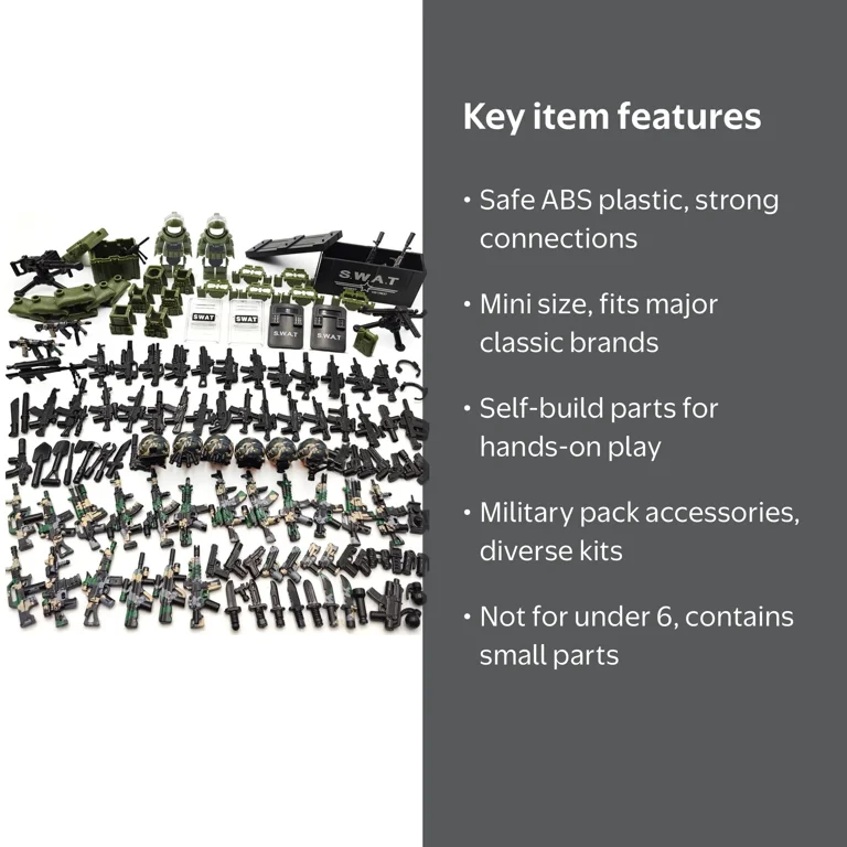 ZHX Military Building Block Toys Camouflage Kits Battle