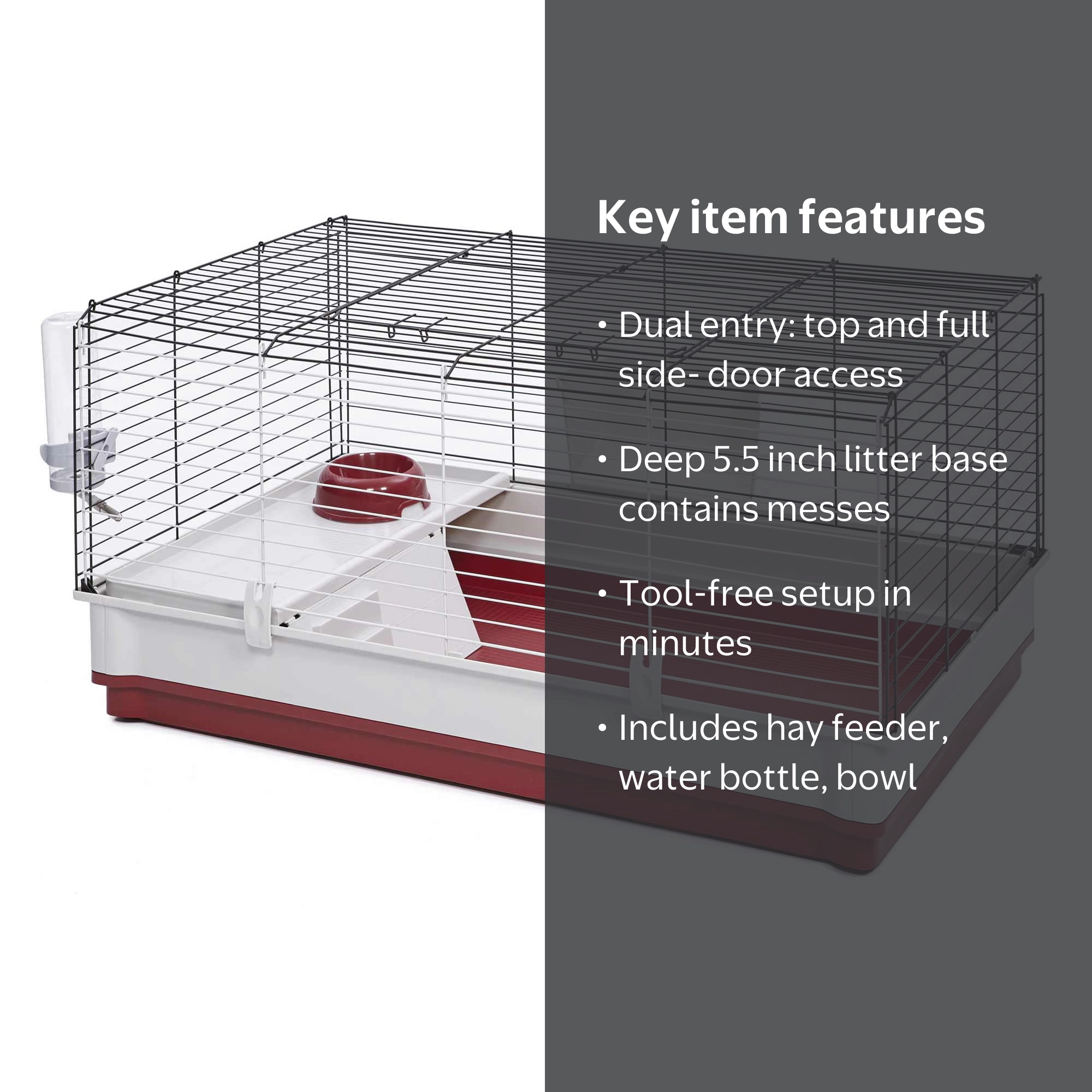 MidWest Homes for Pets 158 Wabbitat Deluxe Rabbit/Small Animal