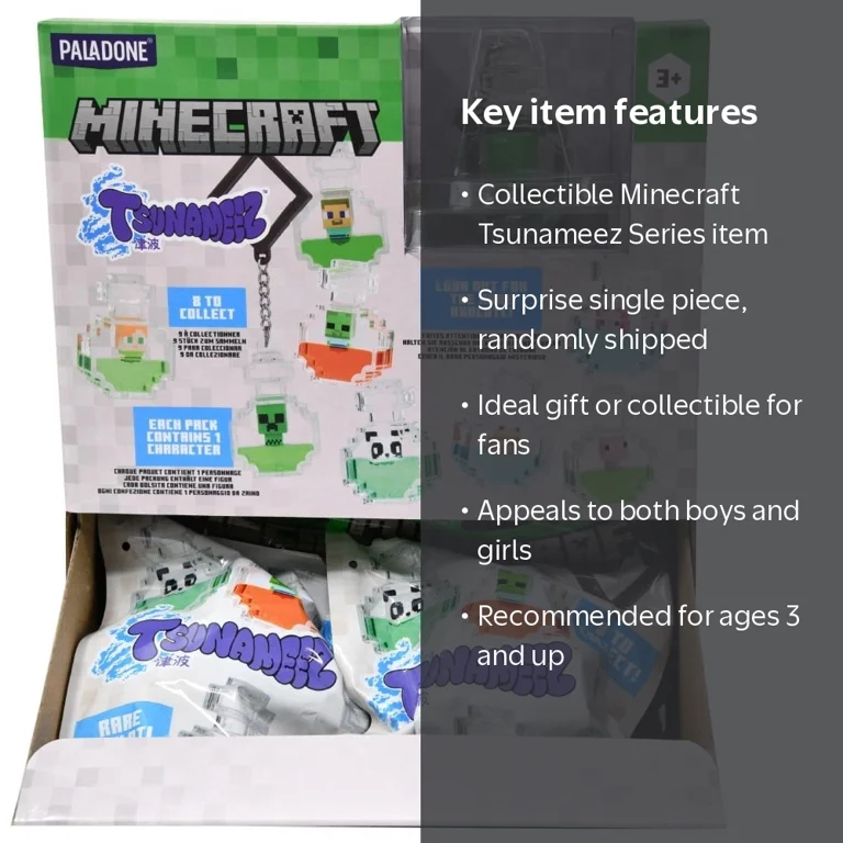 1 Piece Minecraft Tsunameez Series , ship 1 piece randomly, Boy