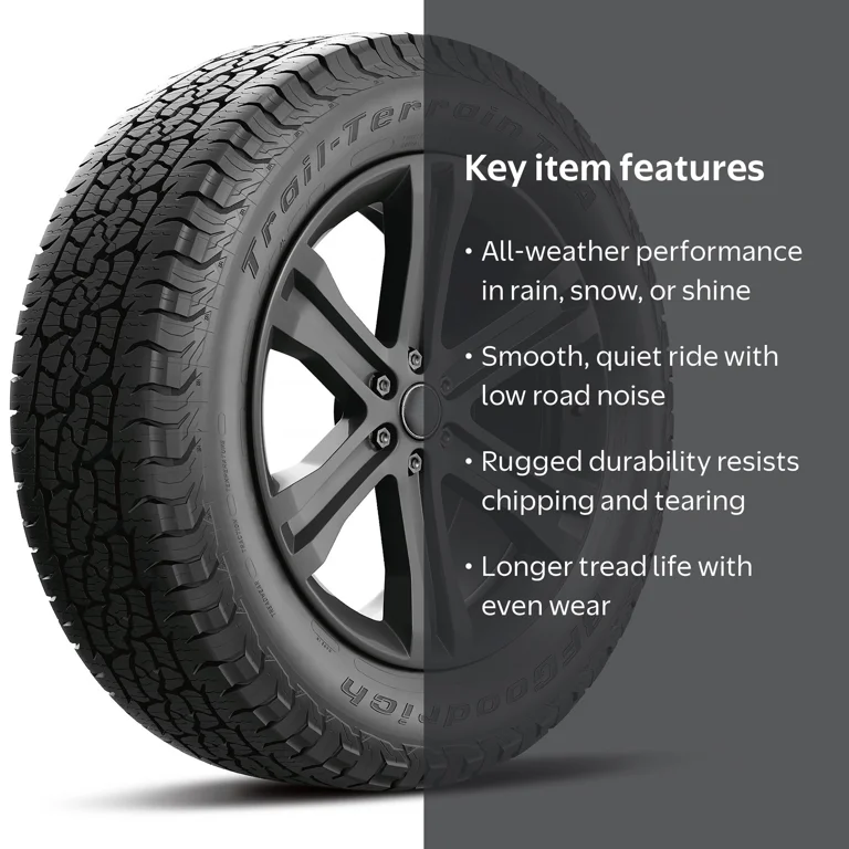 BFGoodrichオールテレーン225/65/R17 値下げしました‼️ BFG Trail Terrain T/A 225/65R17 102H - Walmart.com
