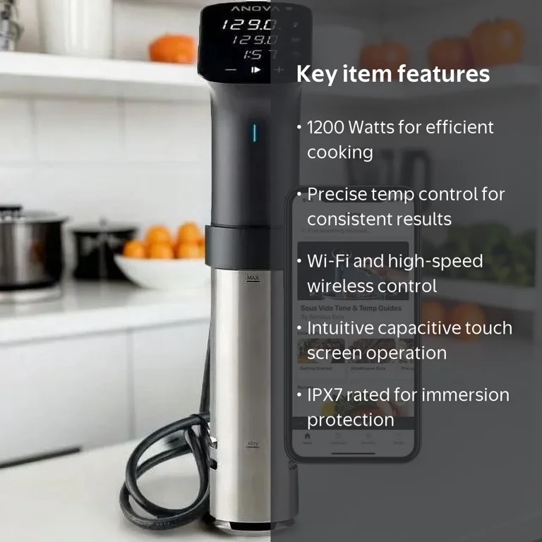 Anova Culinary Pro Sous Vide Precision Cooker | WiFi | 1200 Watts