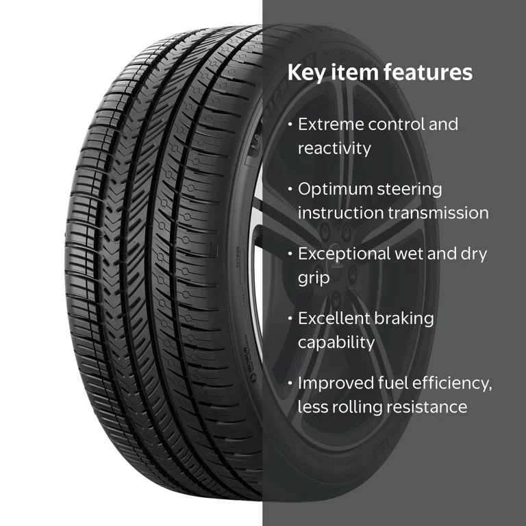 Michelin, Passenger Tire, 245/50ZR18 XL 104Y, All-Season - Walmart.com