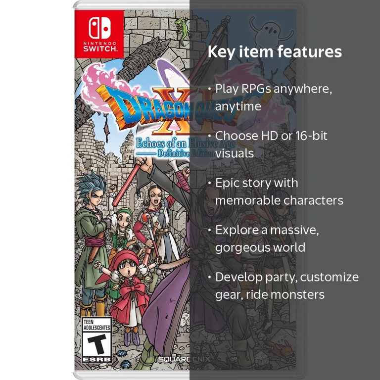 Nintendo, Dragon Quest XI S, Echoes of an Elusive Age, Nintendo