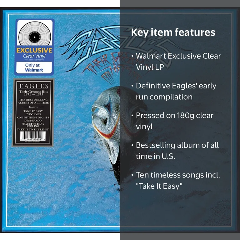 Eagles - Their Greatest Hits (1971-1975) (Walmart Exclusive Eagles - Their Greatest Hits (1971-1975) (Walmart Exclusive