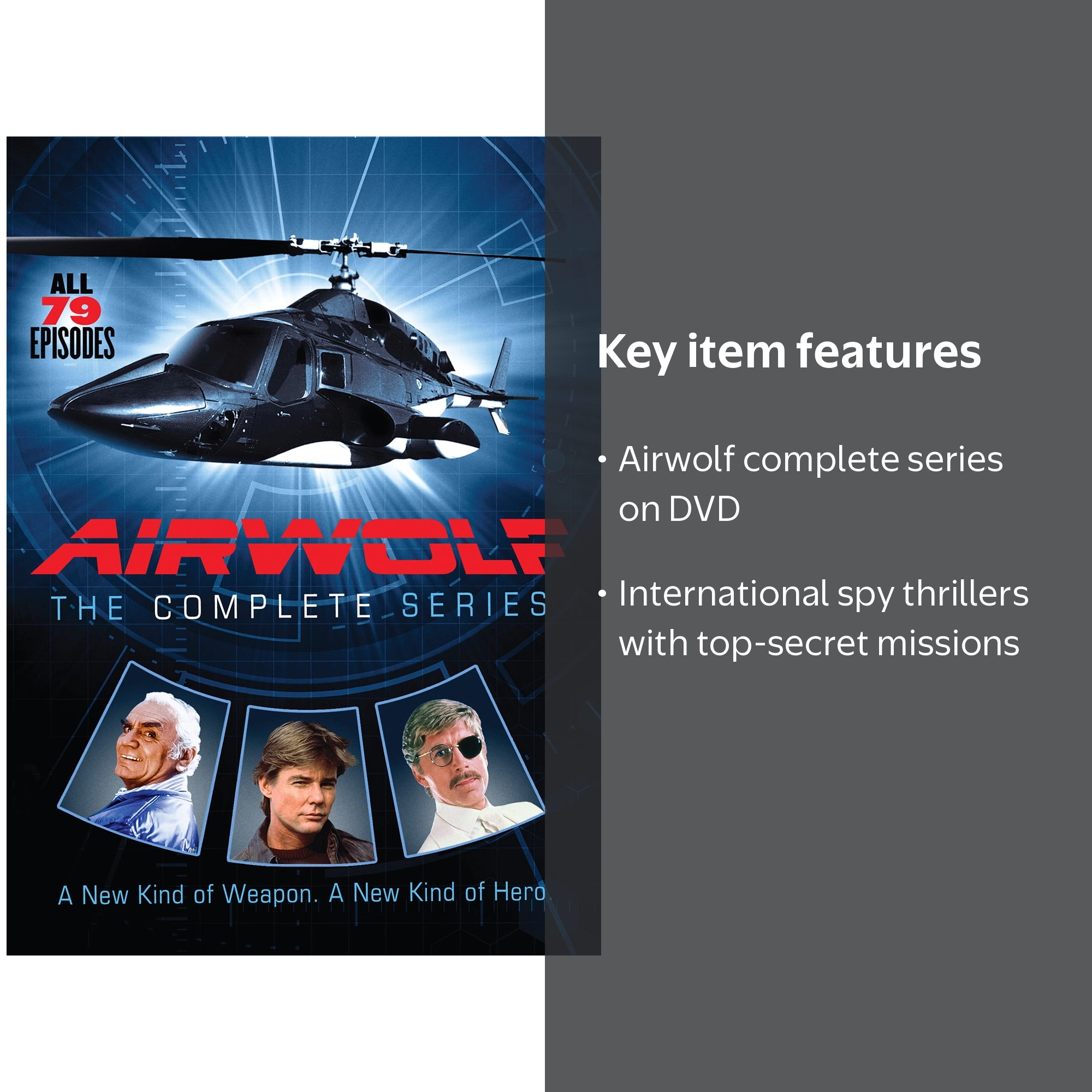 Anderson, Airwolf The Complete Series DVD, USHE, TV SHOWS / TV