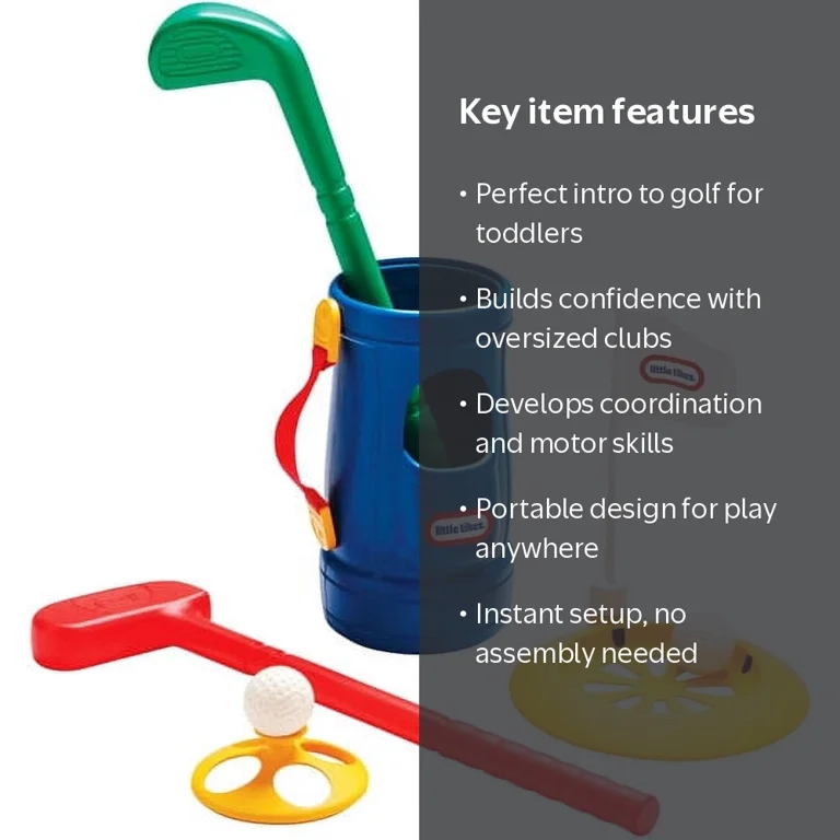 Little Tikes Grab'N Go Golf Set, Kids Golf Toy, Oversized Club