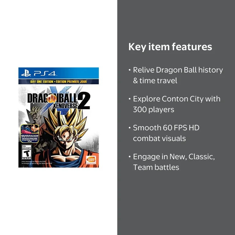 Dragon Ball Xenoverse 2 Super Battle Game for PlayStation 4