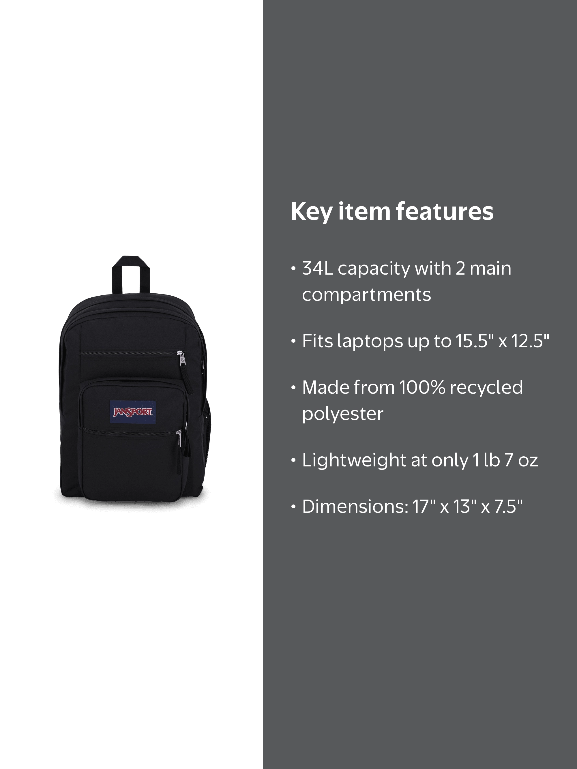 parkside backpack timbuk2 Eco Nautical Laptop 2.0 Multiple front pockets are Herschel supply co Jansport | Bags | SIZE:7'6