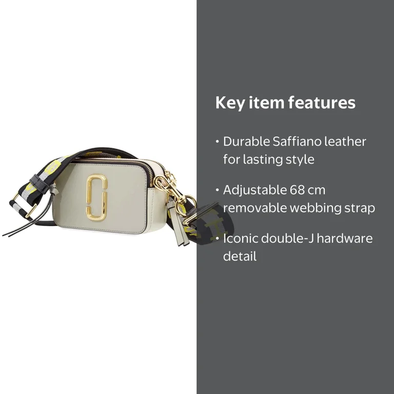 Marc Jacobs Designer Handbag Snapshot Small Crossbody Camera Bag