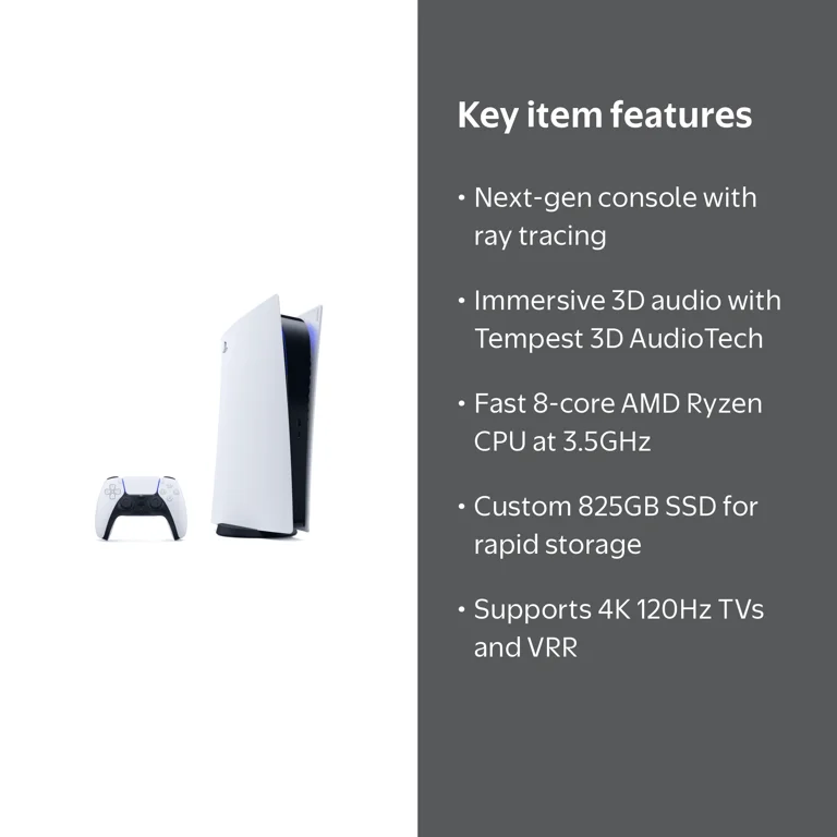 Sony PlayStation 5 [PLAYSTATION] - Digital Edition Gaming Console