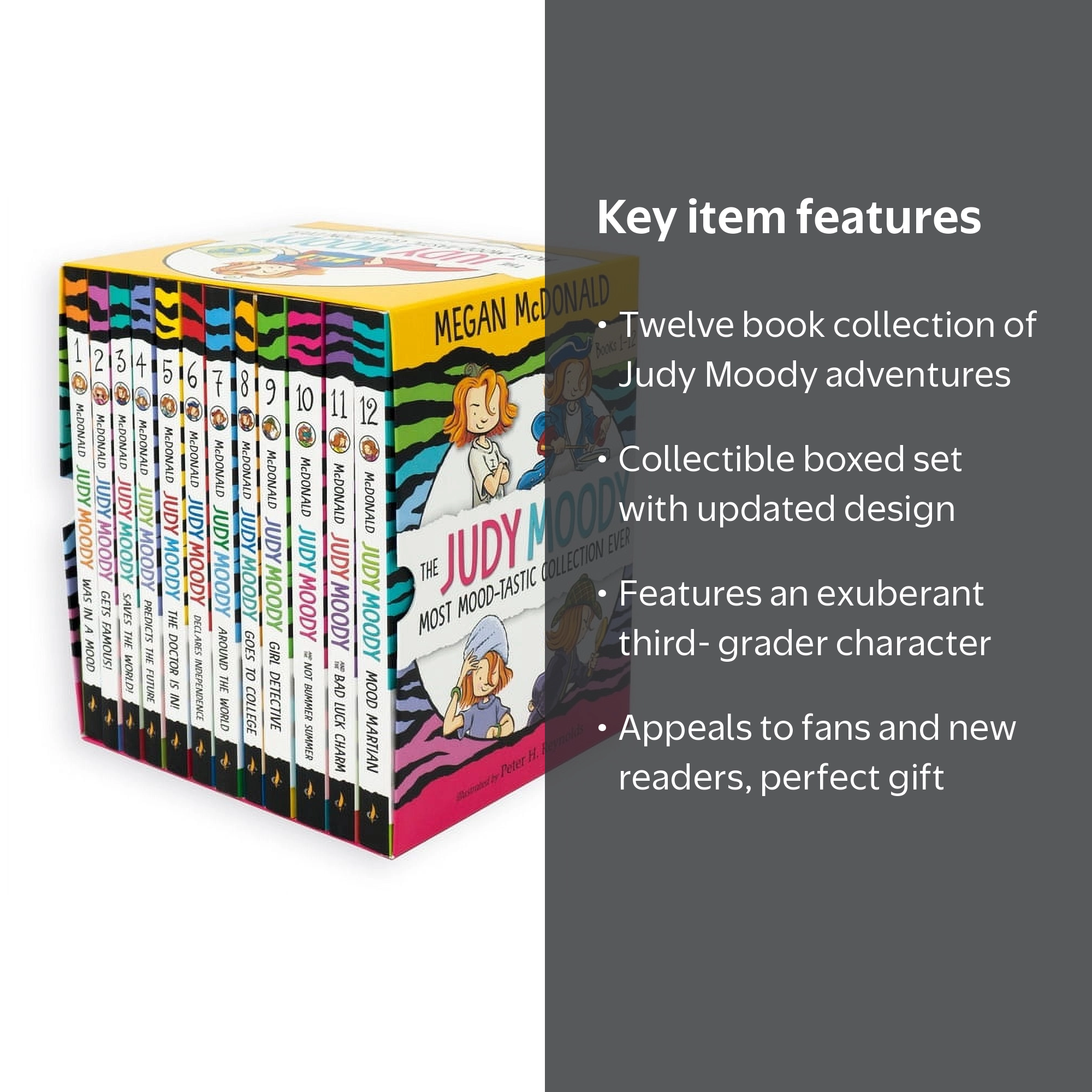 Megan McDonald, Book Set, 12 Book Collection, Judy Moody Series