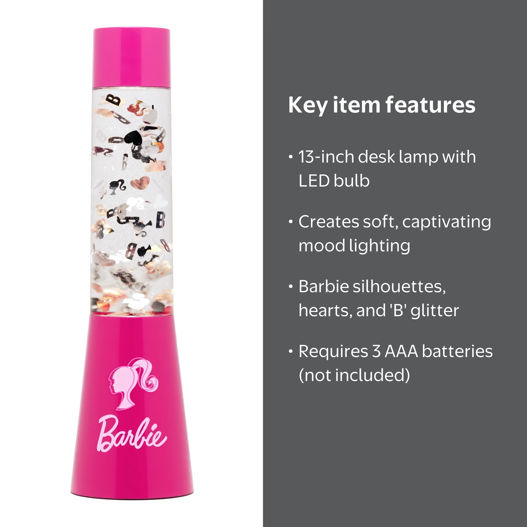 Barbie Glitter Flow Lamp, 13