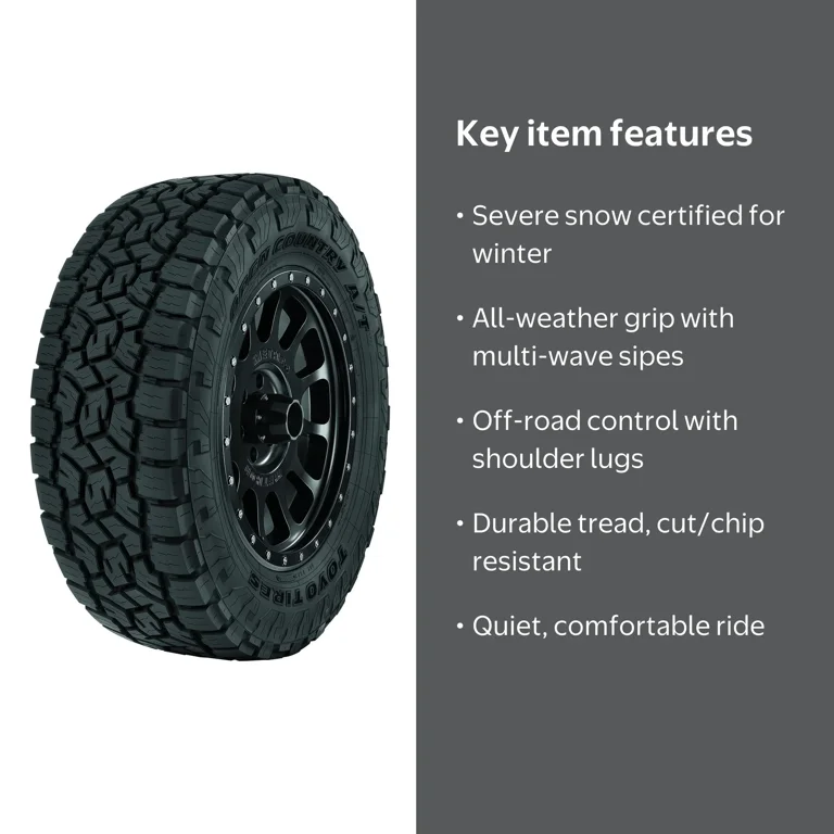 Toyo Open Country A/T III P285/70R17 117T Tire for 2021-23 Jeep