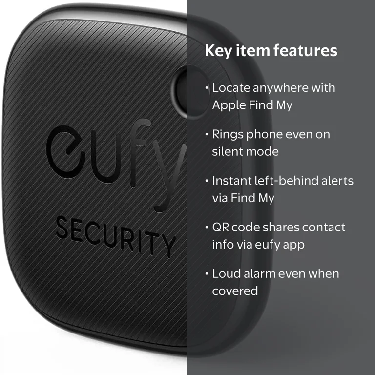 eufy Security Smart Tracker by Anker, Works with Apple Find My