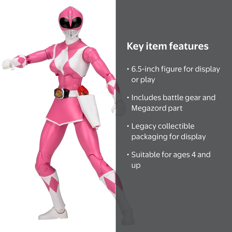 Power Rangers Legacy - Mighty Morphin Pink Ranger Collectible