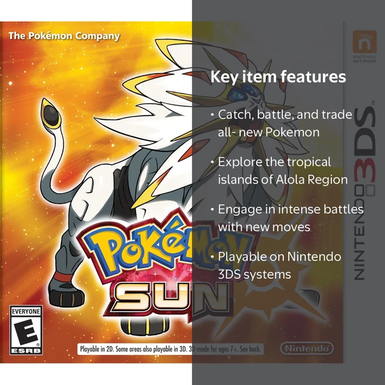 Pokemon Sun [Nintendo 3DS] - Walmart.com