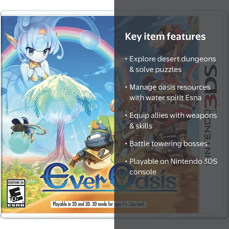 Ever Oasis video game (Nintendo 3DS) - Walmart.com