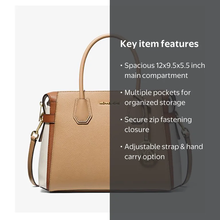 m*o様 ルース　35セット Michael Kors, Women's Mercer Medium Color-Block Belted Satchel