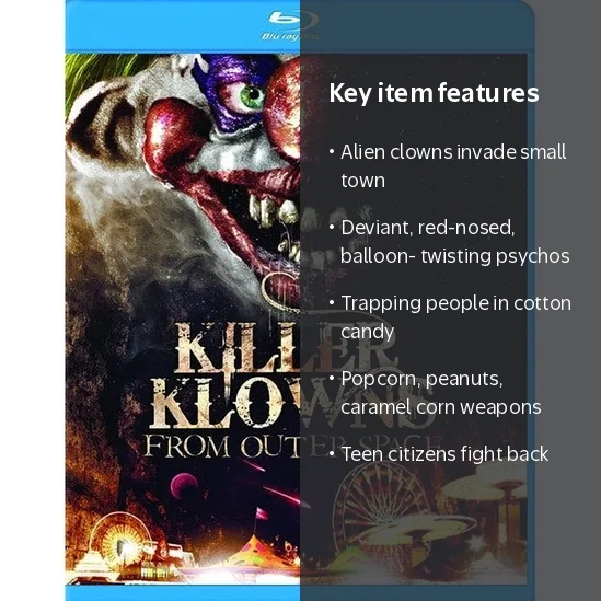 Killer Klowns From Outer Space Blu-ray, MGM, Sci-Fi & Fantasy