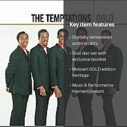 TEMPTATIONS, Music & Performance CD, Gold, 2 CD Set - Walmart.com