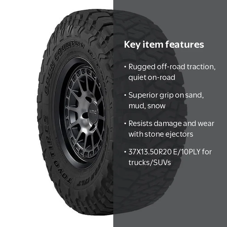 Toyo Open Country R/T Trail Tires, 37X13.50R20 E/10PLY