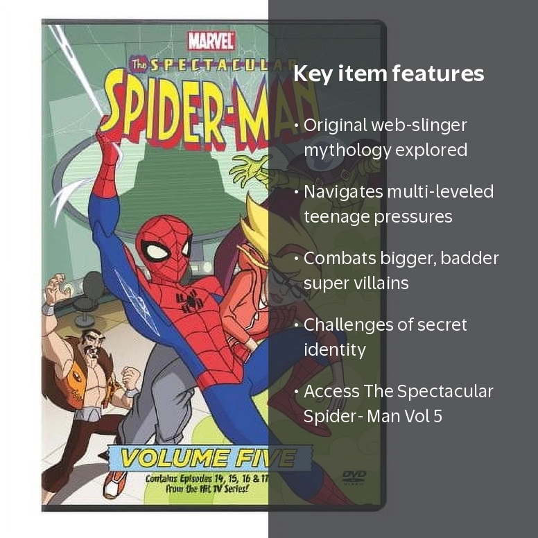 The Spectacular Spider-Man: Volume 5 (DVD), Sony Pictures