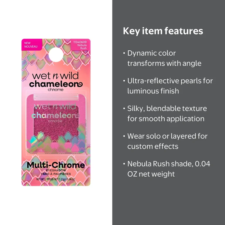 Wet n Wild Chameleon Chrome, Silky Eyeshadow in Nebula Rush , 0.04