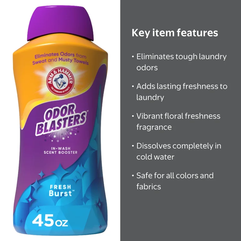 ARM & HAMMER Odor Blasters In-Wash Scent Booster Fresh Burst