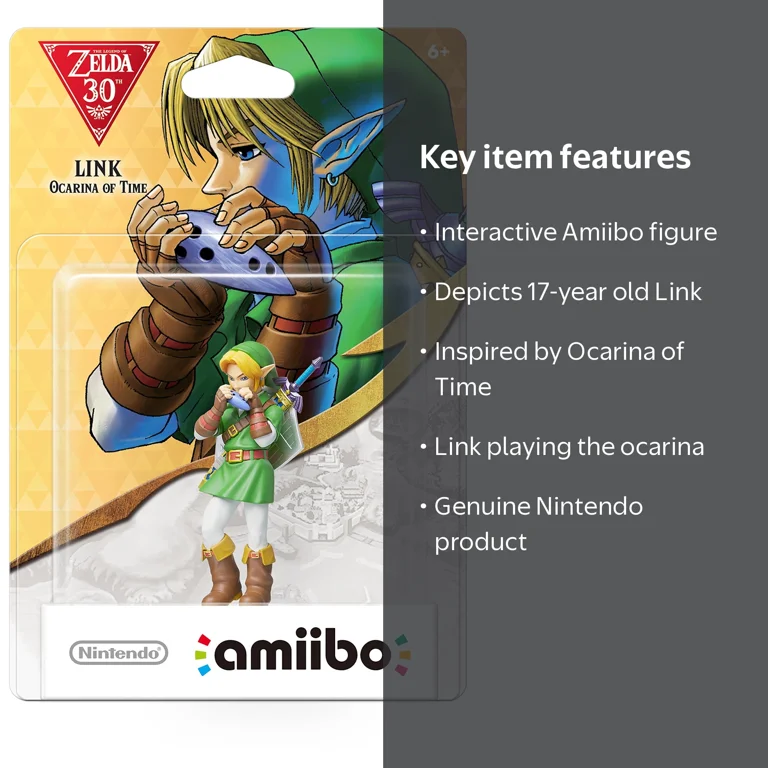 Nintendo Link: Ocarina of Time amiibo - Nintendo Wii-U - Walmart.com