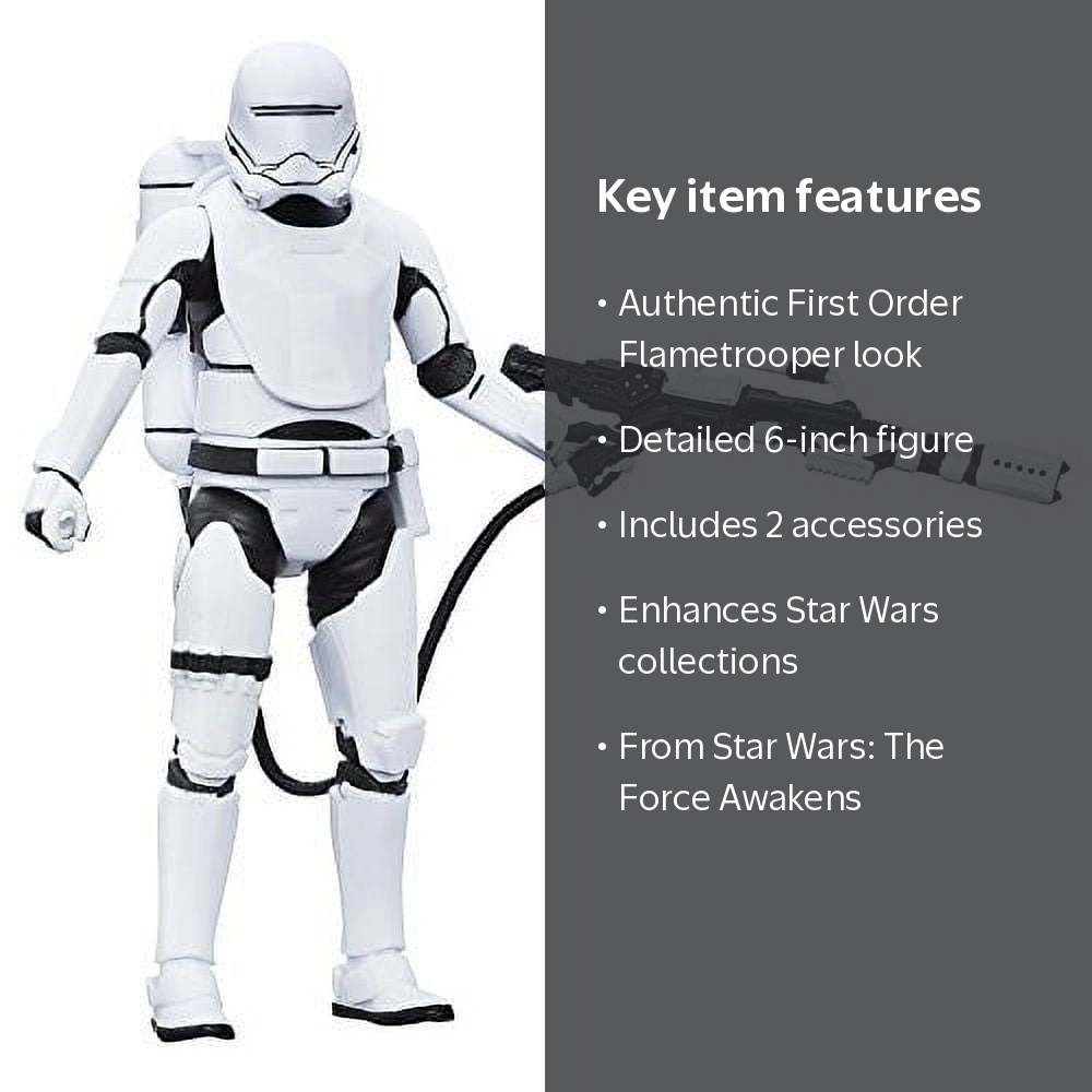 Star Wars, Star Wars Episode 7 First Order Flametrooper, 6-inch