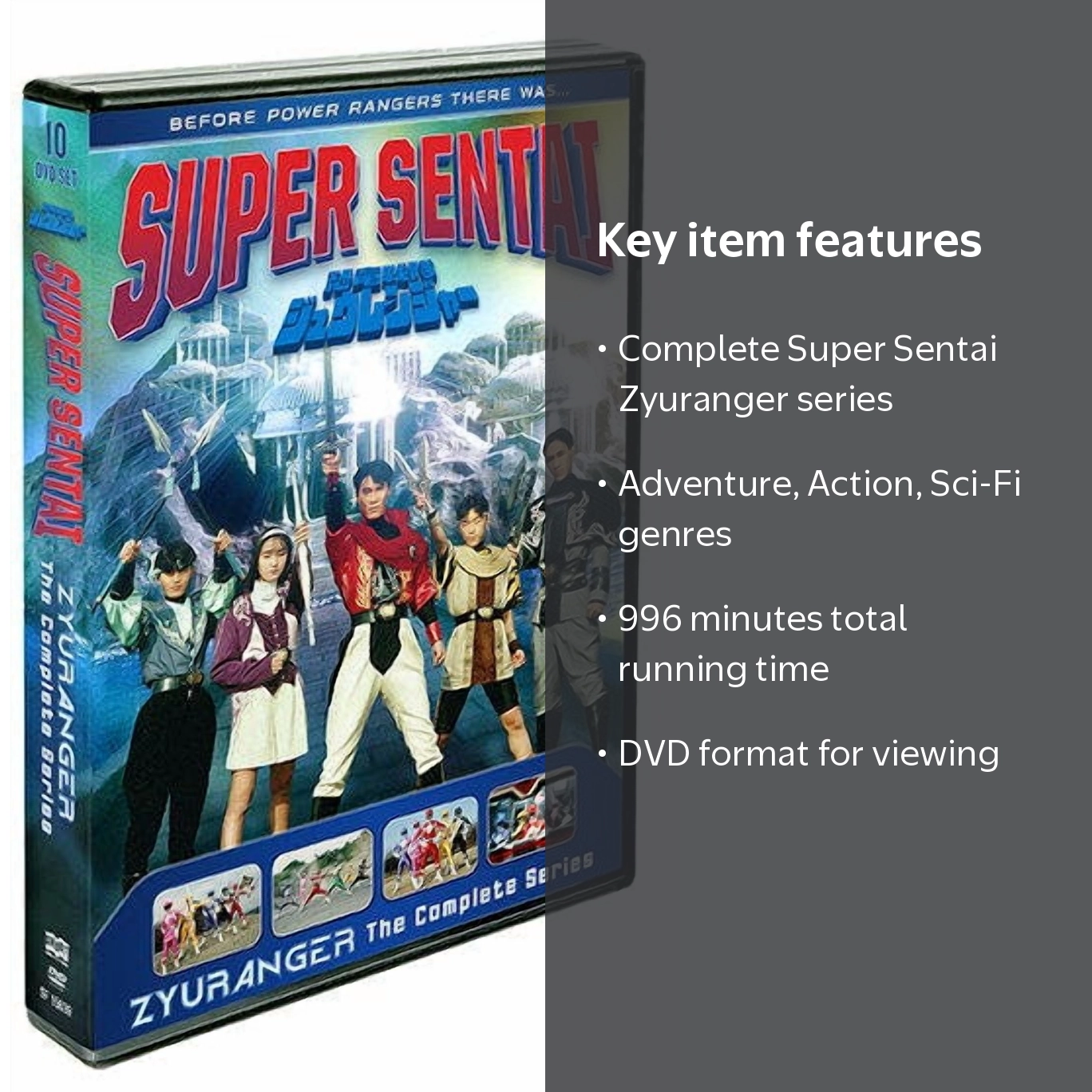 Super Sentai Zyuranger: The Complete Series [DVD] - Walmart.com