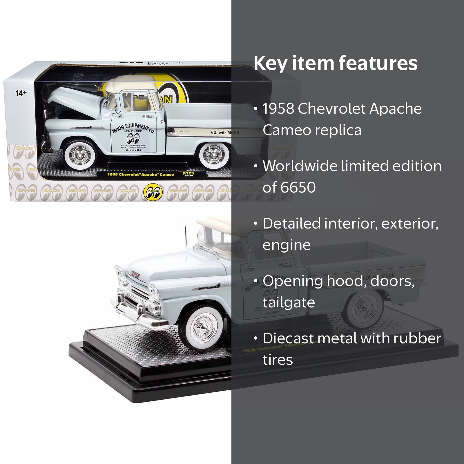 1958 Chevrolet Apache Cameo Pickup Truck 