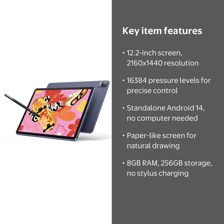 XPPen Magic Drawing Pad 12.2 Inch Standalone Digital Art Tablet