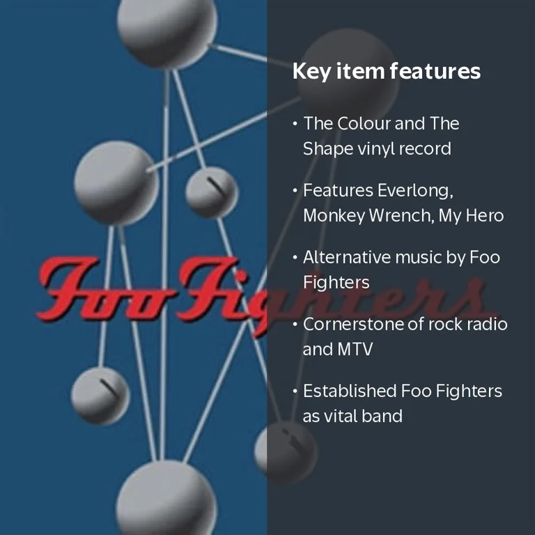 RCA, Vinyl Record, Foo Fighters Colour and The Shape, 2LP