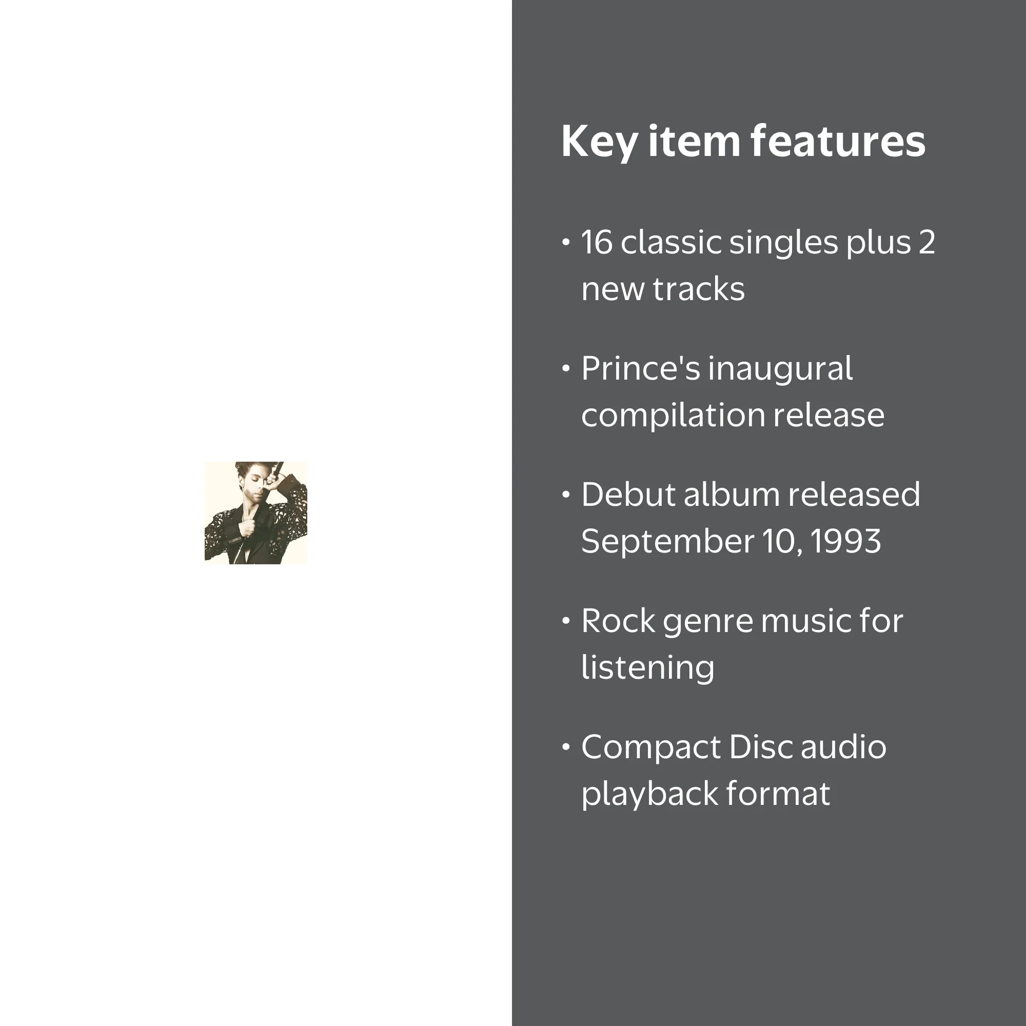 Prince - The Hits 1 - Music & Performance - CD - Walmart.com
