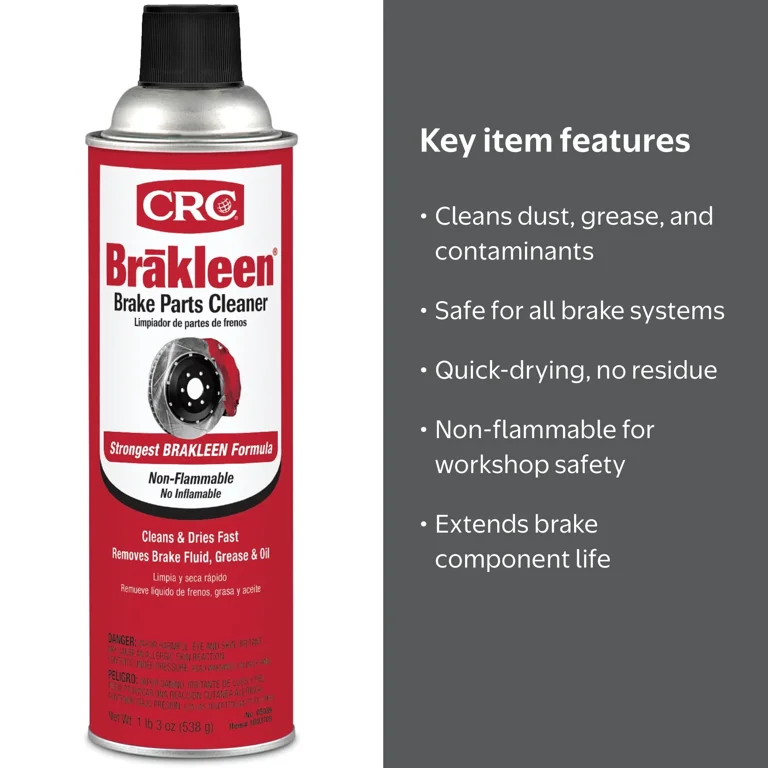 CRC, Brake Parts Cleaner, 19 oz, Safe for All Brake Parts