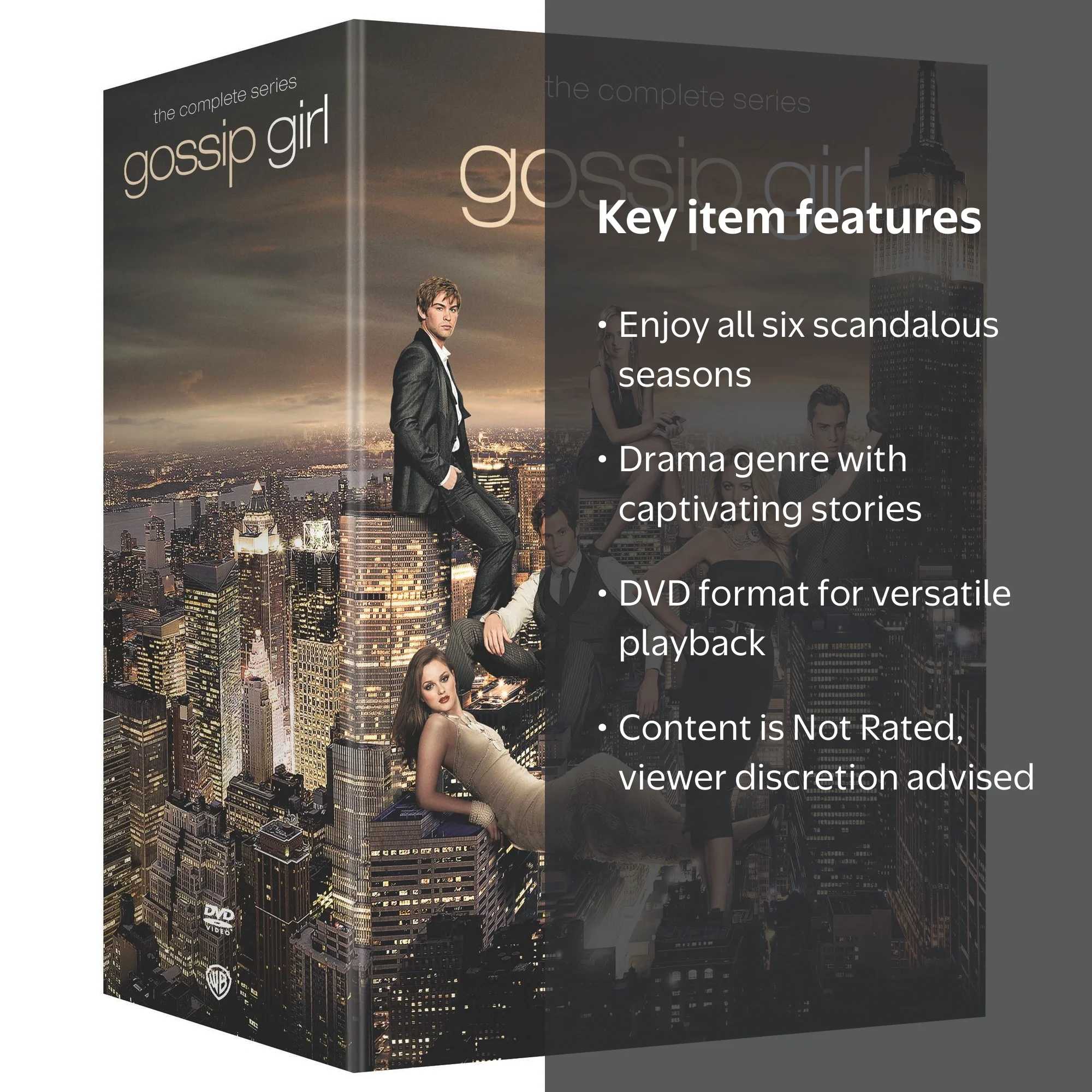 Warner, Gossip Girl: The Complete Series, DVD, Not Rated - Walmart.com
