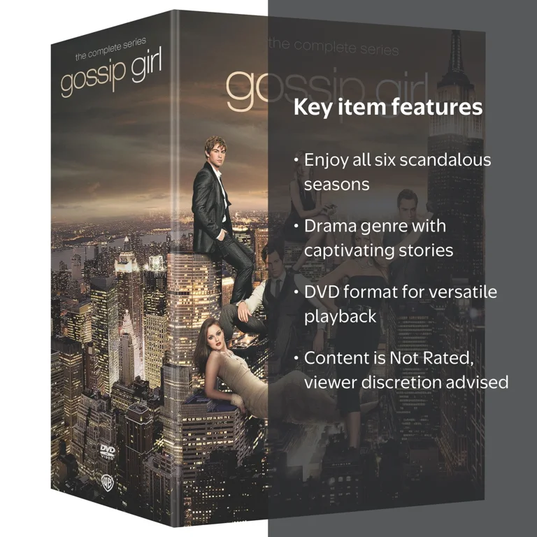 Warner, Gossip Girl: The Complete Series, DVD, Not Rated - Walmart.com