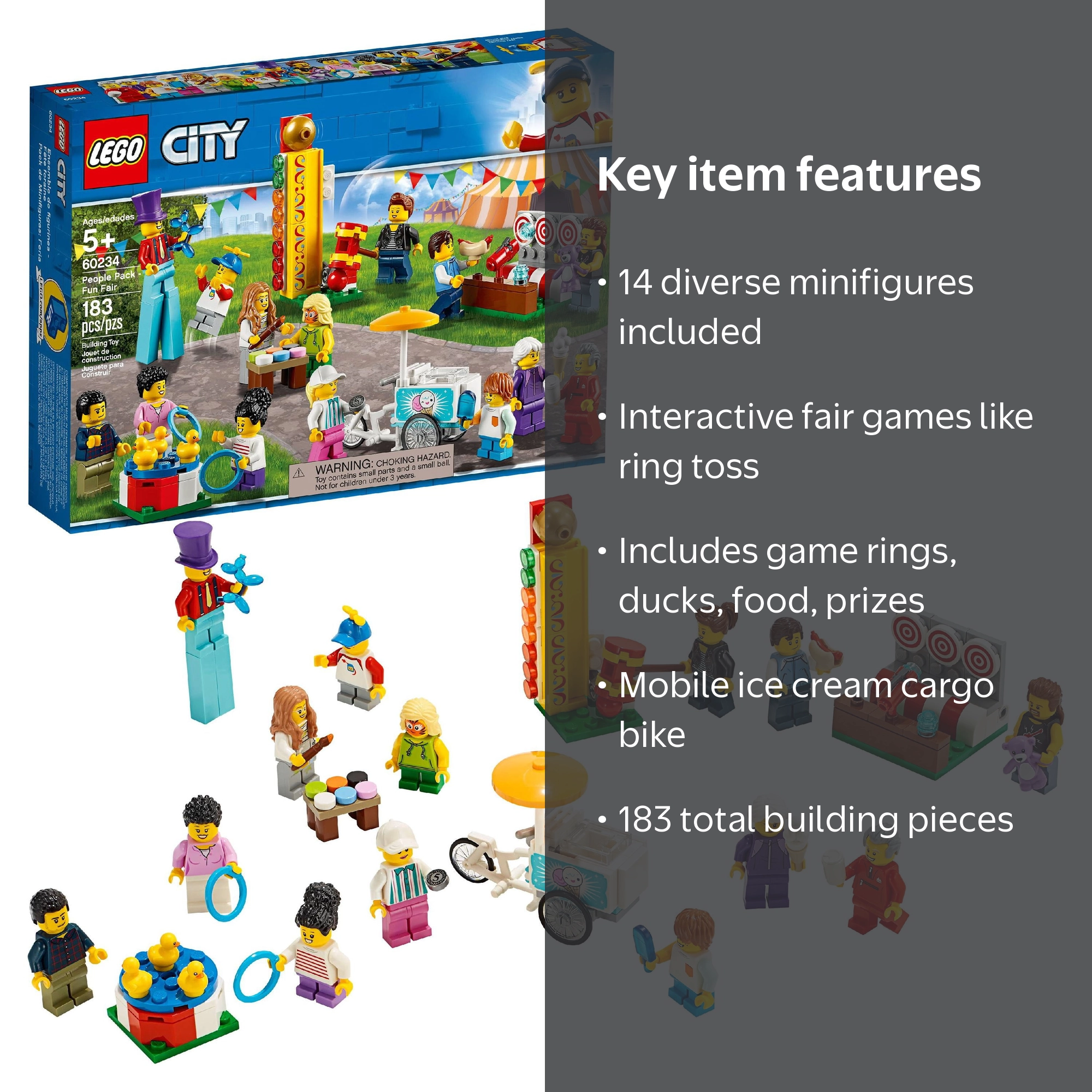 LEGO City Fun Fair Adventure Set - 60234 Toy Fair Building Set