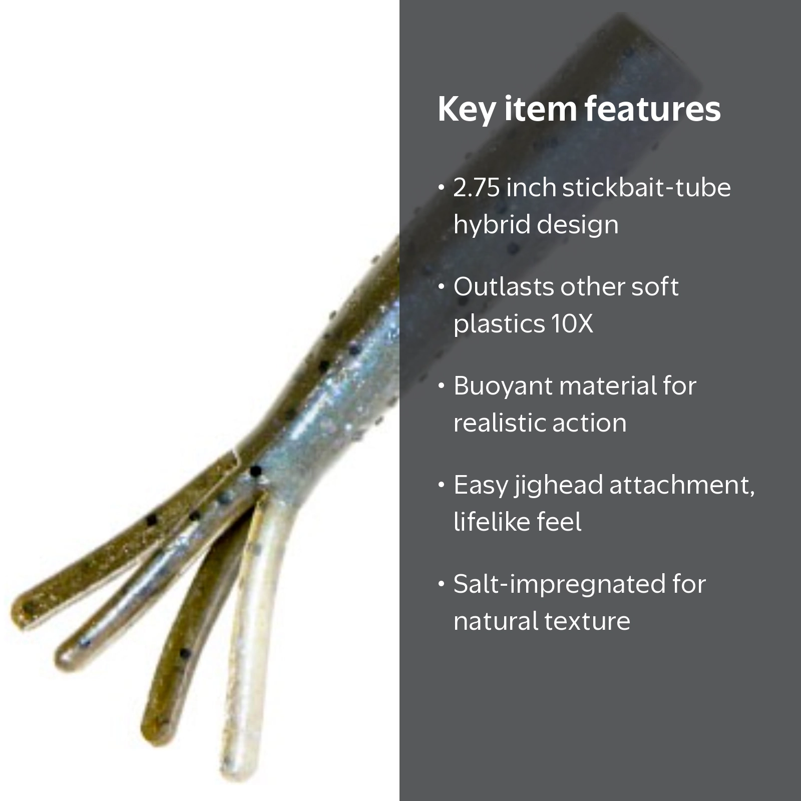 Z-Man, Soft Plastic Bait, 2.75 inch Ned Rig TicklerZ - Walmart.com
