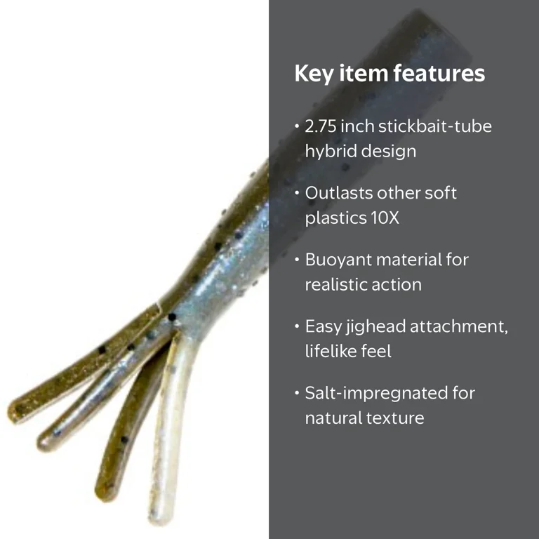 Z-Man, Soft Plastic Bait, 2.75 inch Ned Rig TicklerZ - Walmart.com