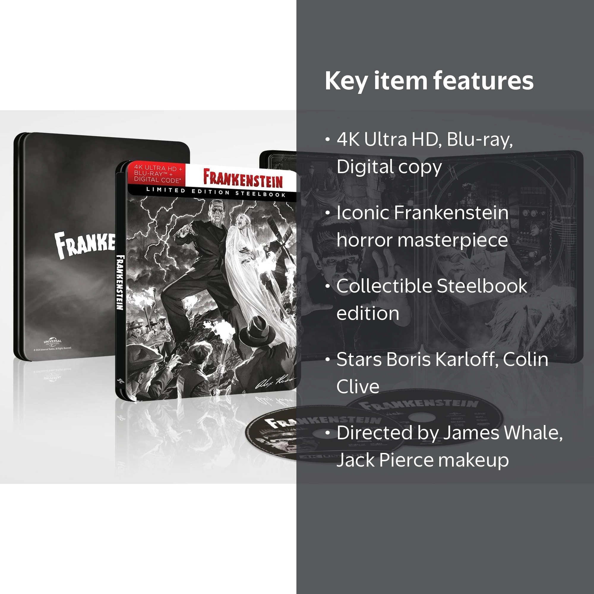 Frankenstein (Steelbook) (4K Ultra HD + Blu-ray + Digital