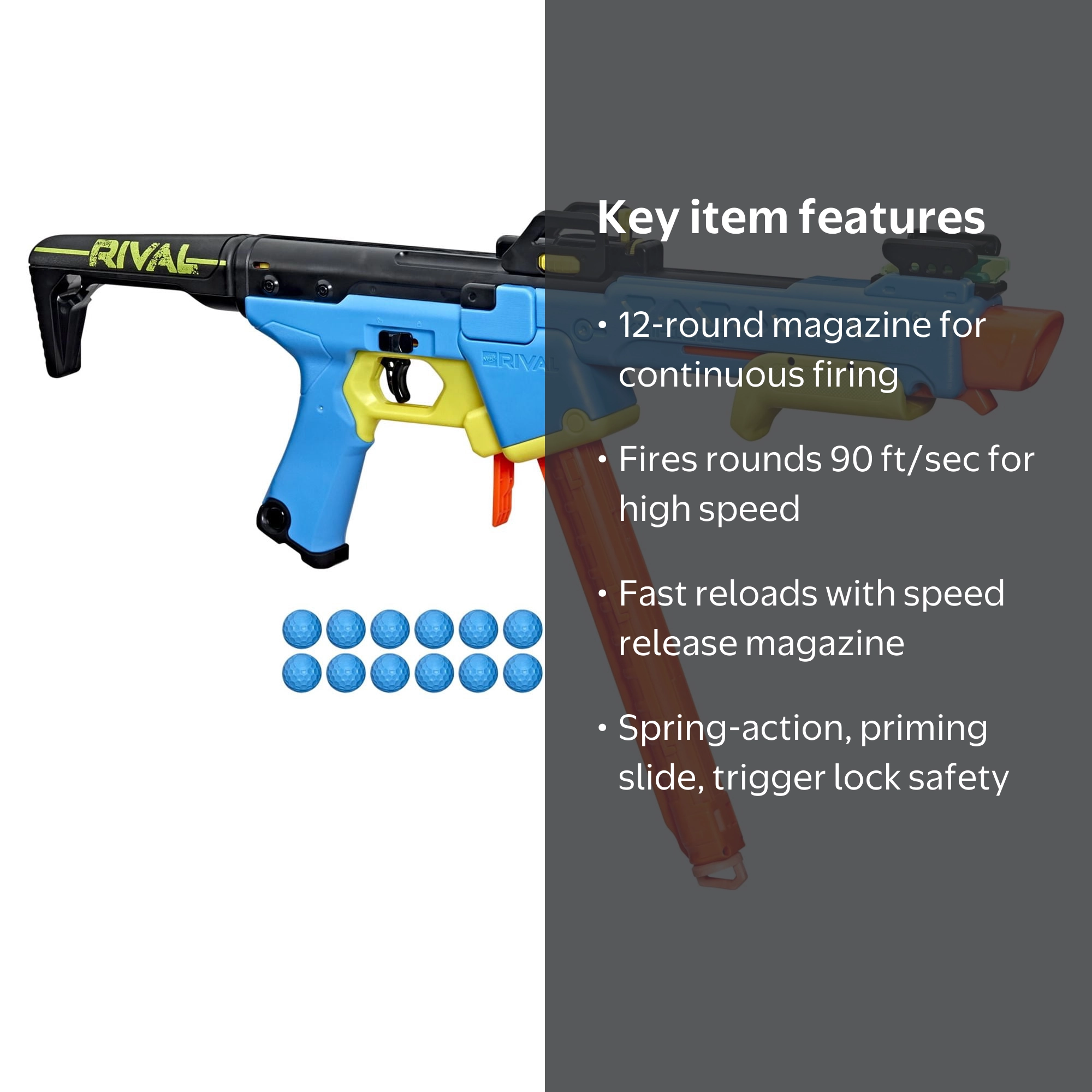 Nerf Rival Pathfinder XXII-1200 Blaster with Adjustable Sight