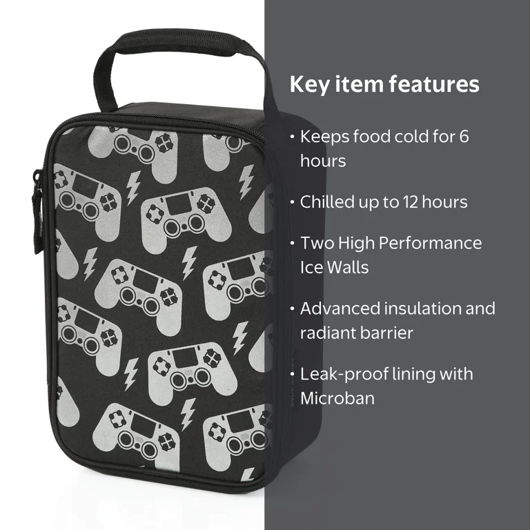 Arctic Zone Gamer Fridge Cold Upright Insulated Lunch Box