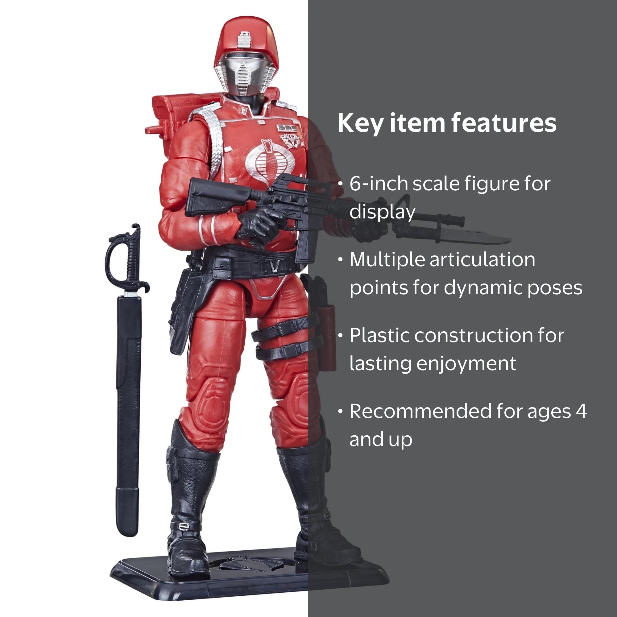 G.I. Joe Classified Series: Crimson Guard Action Figure Toy for