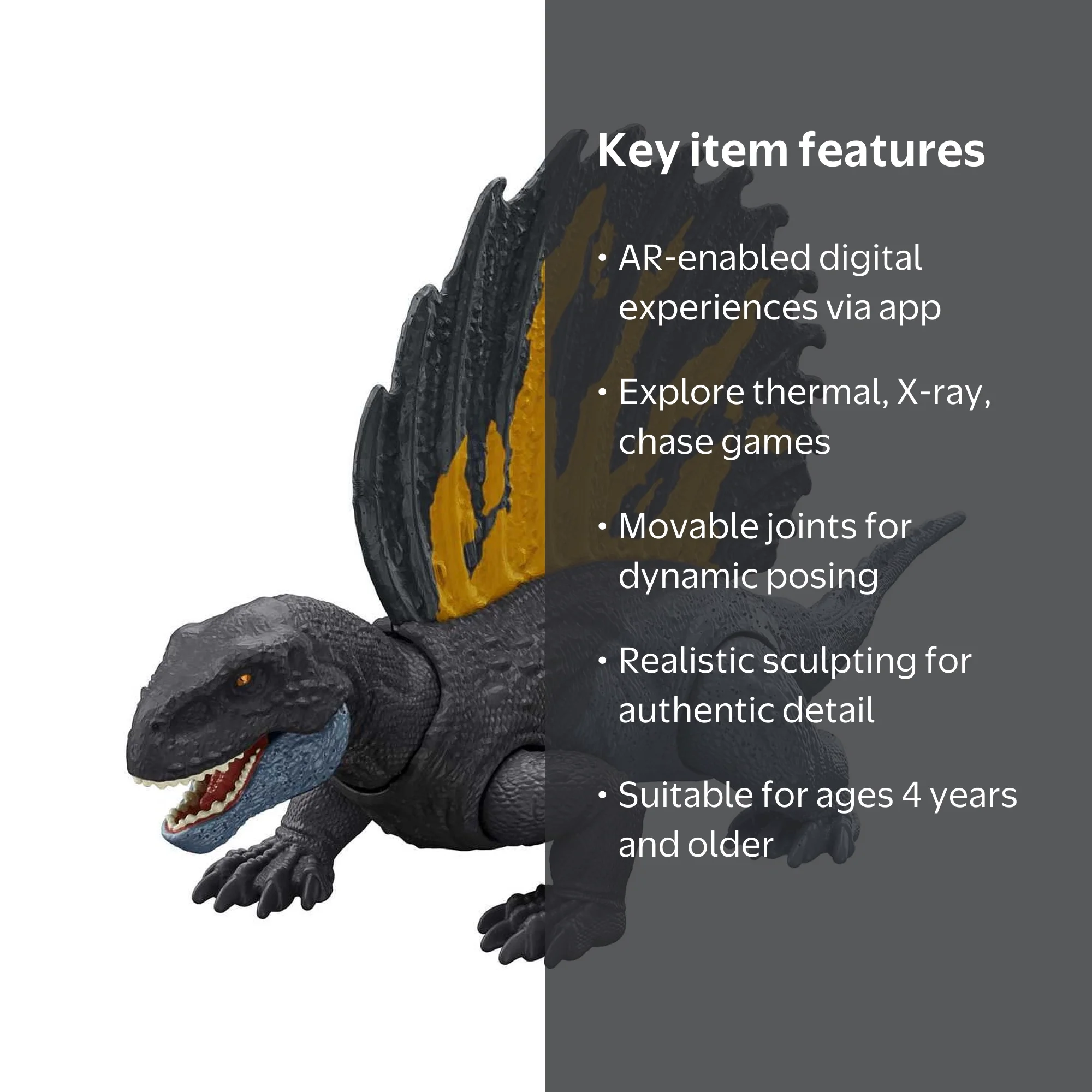 Jurassic World Edaphosaurus Dinosaur Action Figure Toy with Strike