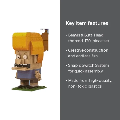 Beavis & Butt-Head Snap & Switch Beavis Construction Set [130
