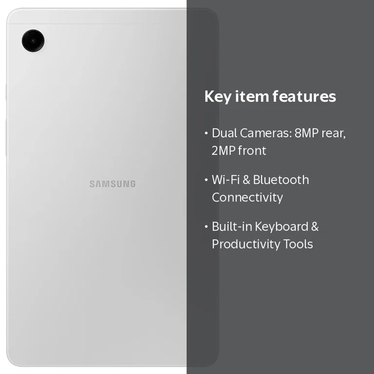 Samsung Galaxy Tab A9, 8.7-inch Display, 64GB Storage, 4GB RAM, Wi